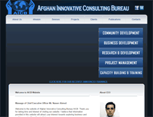 Tablet Screenshot of aicb.org.af